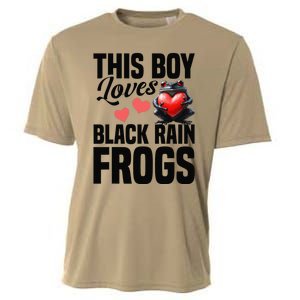 Black Rain Frog Enclosure Terrarium Rain Frog Dad Cooling Performance Crew T-Shirt