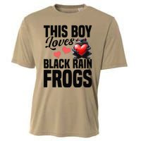 Black Rain Frog Enclosure Terrarium Rain Frog Dad Cooling Performance Crew T-Shirt