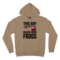 Black Rain Frog Enclosure Terrarium Rain Frog Dad Hoodie