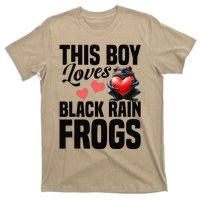 Black Rain Frog Enclosure Terrarium Rain Frog Dad T-Shirt