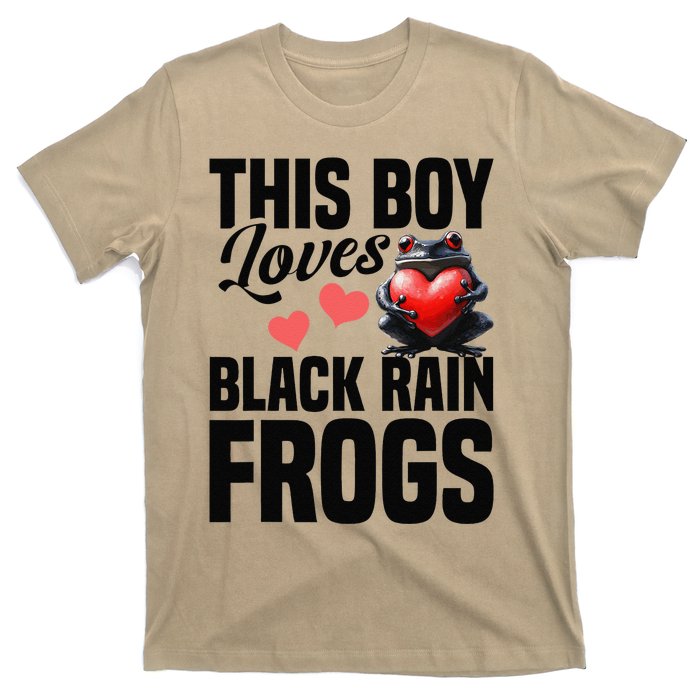 Black Rain Frog Enclosure Terrarium Rain Frog Dad T-Shirt