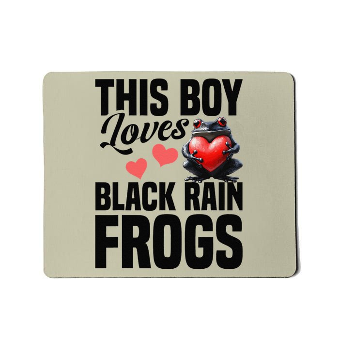 Black Rain Frog Enclosure Terrarium Rain Frog Dad Mousepad