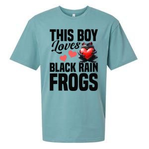 Black Rain Frog Enclosure Terrarium Rain Frog Dad Sueded Cloud Jersey T-Shirt