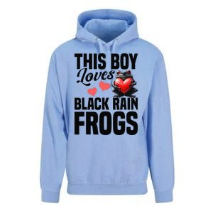 Black Rain Frog Enclosure Terrarium Rain Frog Dad Unisex Surf Hoodie