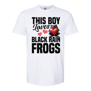 Black Rain Frog Enclosure Terrarium Rain Frog Dad Softstyle CVC T-Shirt