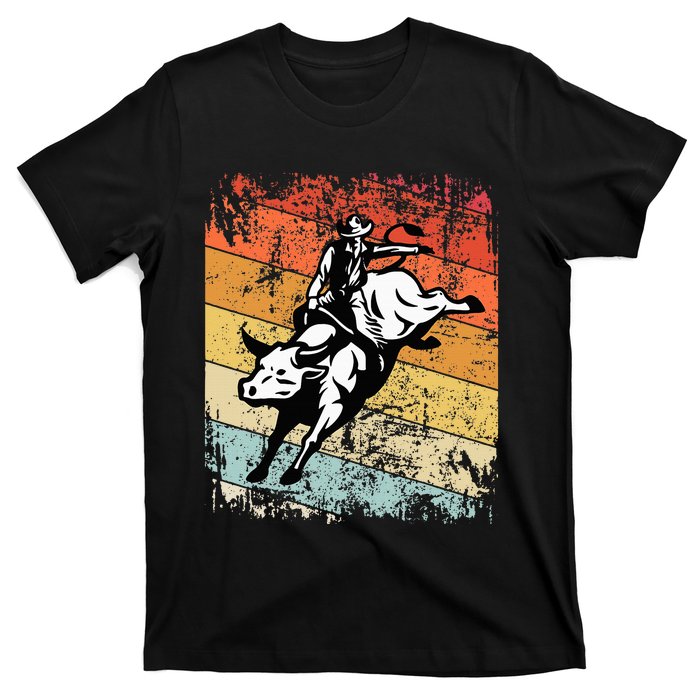 Bull Riding For Vintage Cow Rodeo T-Shirt