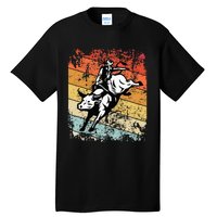 Bull Riding For Vintage Cow Rodeo Tall T-Shirt