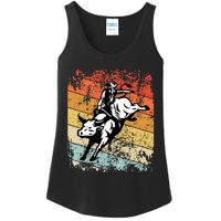 Bull Riding For Vintage Cow Rodeo Ladies Essential Tank