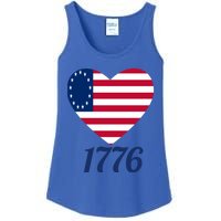 Betsy Ross Flag 1776 Land Of The Free American Tribute Gift Ladies Essential Tank