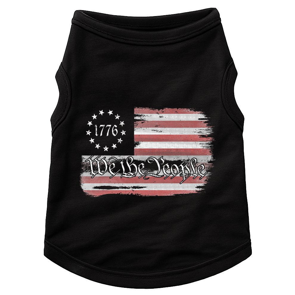 Betsy Ross Flag 1776 We The People Doggie Tank