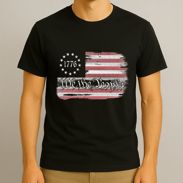 Betsy Ross Flag 1776 We The People T-Shirt