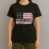 Betsy Ross Flag 1776 We The People T-Shirt
