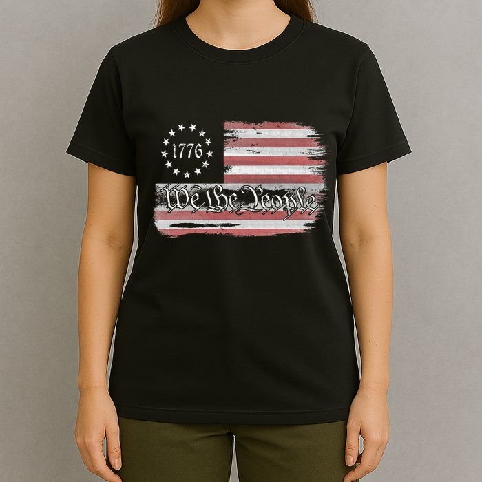 Betsy Ross Flag 1776 We The People T-Shirt