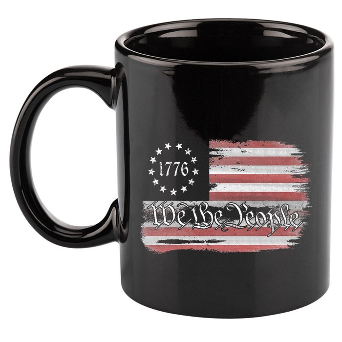 Betsy Ross Flag 1776 We The People 11oz C Handle Ceramic Mug