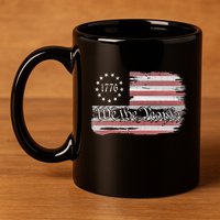 Betsy Ross Flag 1776 We The People 11oz C Handle Ceramic Mug