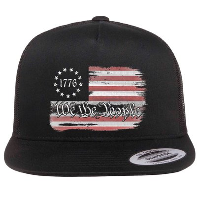 Betsy Ross Flag 1776 We The People Flatbill Hat