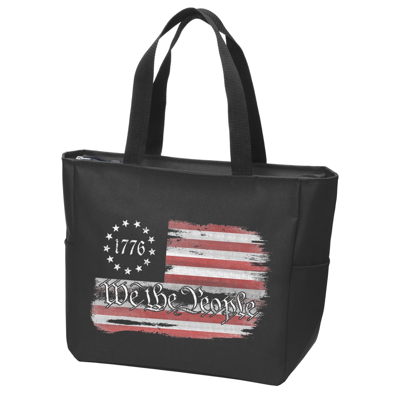 Betsy Ross Flag 1776 We The People Zip Tote Bag