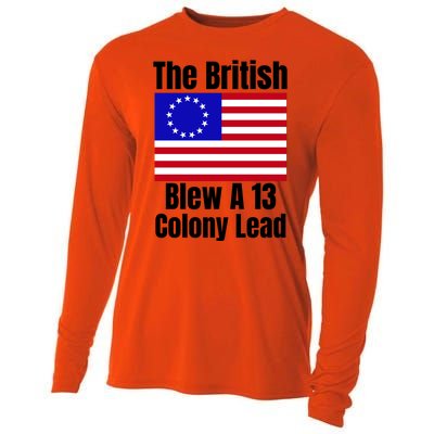 Betsy Ross Flag The British Blew A 13 Colony Lead Cooling Performance Long Sleeve Crew