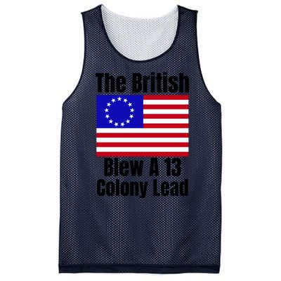 Betsy Ross Flag The British Blew A 13 Colony Lead Mesh Reversible Basketball Jersey Tank