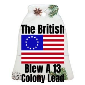 Betsy Ross Flag The British Blew A 13 Colony Lead Ceramic Bell Ornament