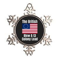 Betsy Ross Flag The British Blew A 13 Colony Lead Metallic Star Ornament