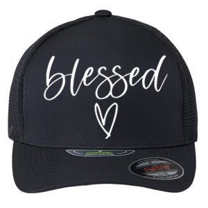 Blessed Religious Faith Christian Tee Gifts For Flexfit Unipanel Trucker Cap