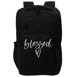 Blessed Religious Faith Christian Tee Gifts For Impact Tech Backpack