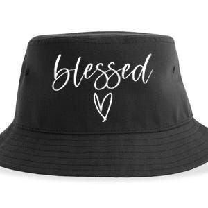 Blessed Religious Faith Christian Tee Gifts For Sustainable Bucket Hat