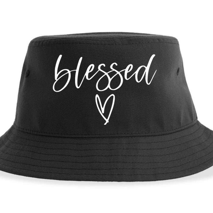 Blessed Religious Faith Christian Tee Gifts For Sustainable Bucket Hat