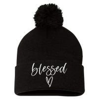 Blessed Religious Faith Christian Tee Gifts For Pom Pom 12in Knit Beanie