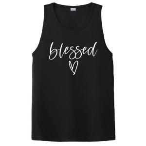 Blessed Religious Faith Christian Tee Gifts For PosiCharge Competitor Tank