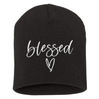 Blessed Religious Faith Christian Tee Gifts For Short Acrylic Beanie