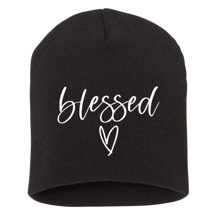 Blessed Religious Faith Christian Tee Gifts For Short Acrylic Beanie