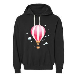 Balloon Ride Festival Hot Air Balloon Pilot Hot Air Balloon Garment-Dyed Fleece Hoodie