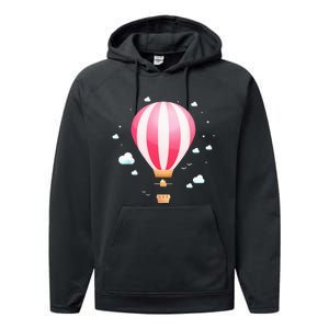 Balloon Ride Festival Hot Air Balloon Pilot Hot Air Balloon Performance Fleece Hoodie