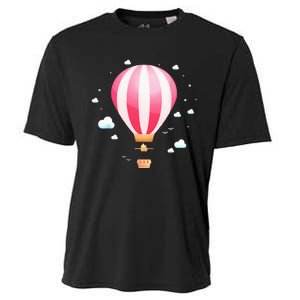 Balloon Ride Festival Hot Air Balloon Pilot Hot Air Balloon Cooling Performance Crew T-Shirt