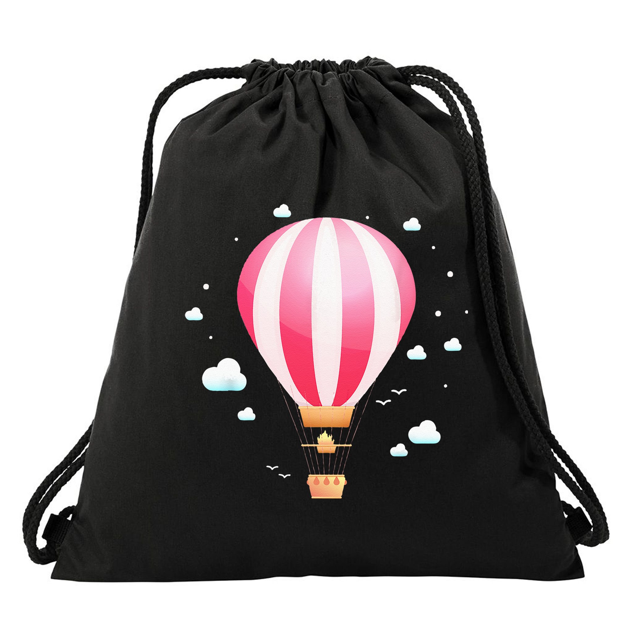 Balloon Ride Festival Hot Air Balloon Pilot Hot Air Balloon Drawstring Bag