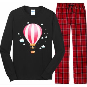 Balloon Ride Festival Hot Air Balloon Pilot Hot Air Balloon Long Sleeve Pajama Set