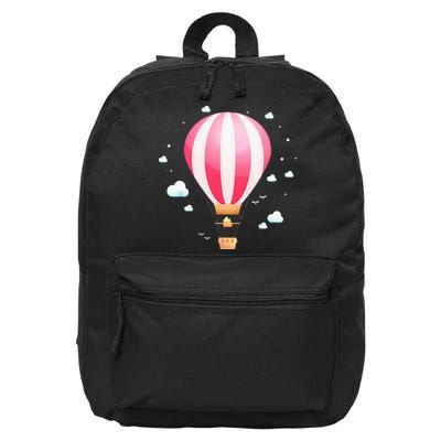 Balloon Ride Festival Hot Air Balloon Pilot Hot Air Balloon 16 in Basic Backpack