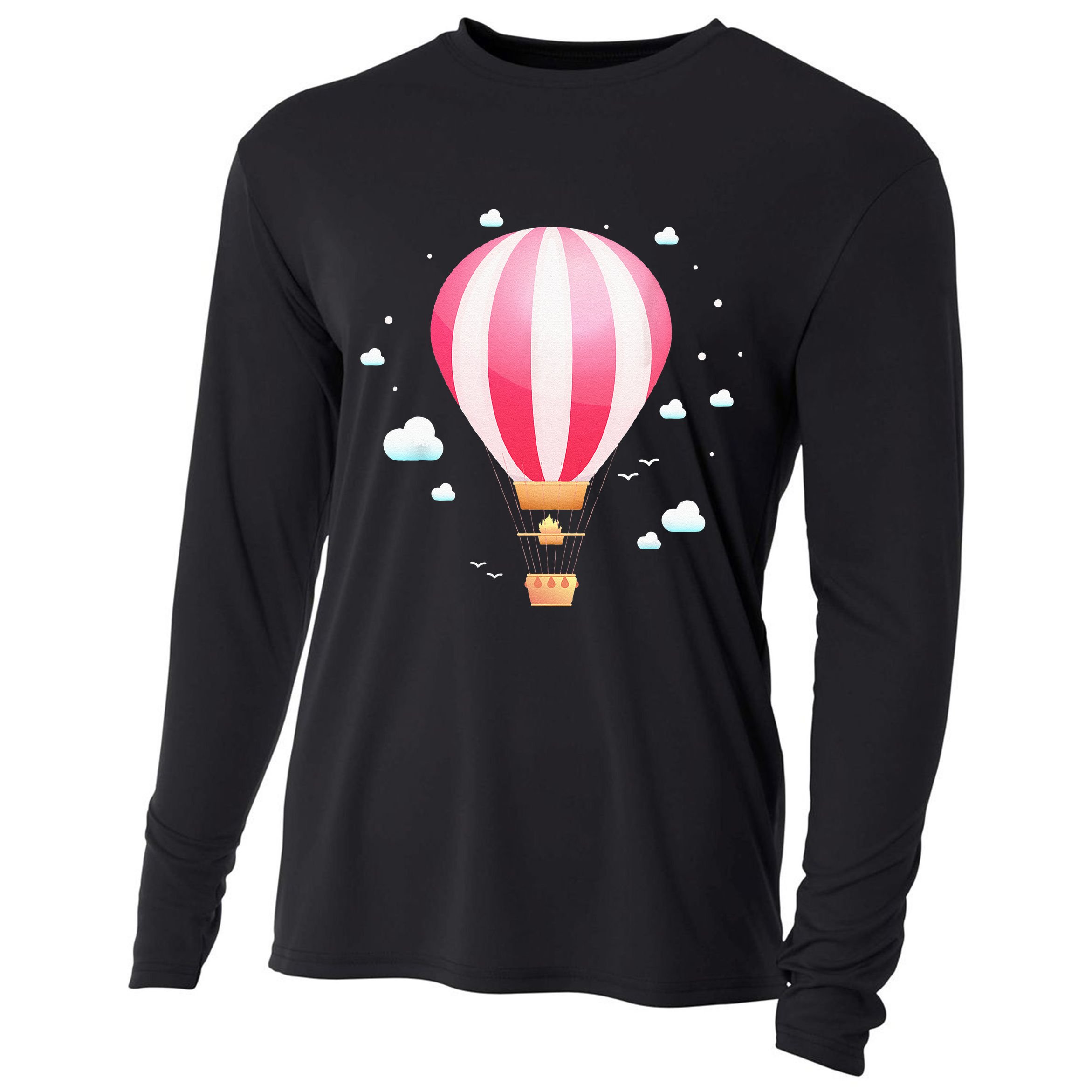 Balloon Ride Festival Hot Air Balloon Pilot Hot Air Balloon Cooling Performance Long Sleeve Crew