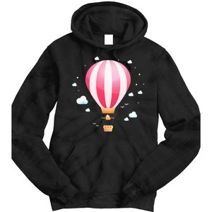 Balloon Ride Festival Hot Air Balloon Pilot Hot Air Balloon Tie Dye Hoodie