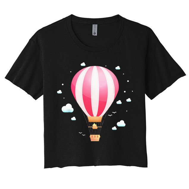 Balloon Ride Festival Hot Air Balloon Pilot Hot Air Balloon Crop Top