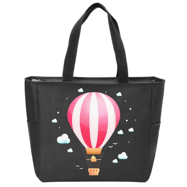 Balloon Ride Festival Hot Air Balloon Pilot Hot Air Balloon Zip Tote Bag