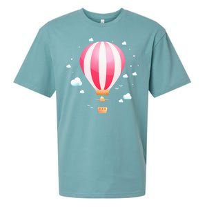 Balloon Ride Festival Hot Air Balloon Pilot Hot Air Balloon Sueded Cloud Jersey T-Shirt