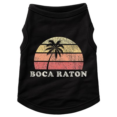 Boca Raton Fl Vintage 70s Retro Throwback Design Doggie Tank