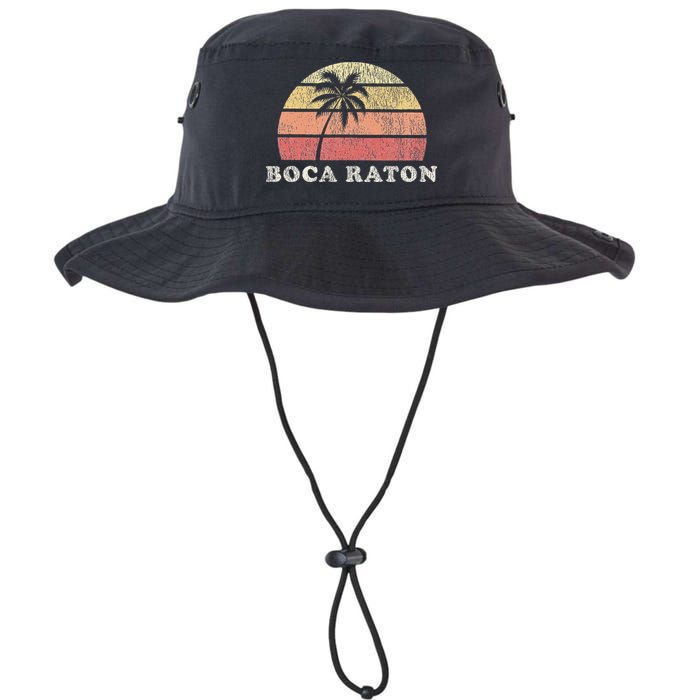 Boca Raton Fl Vintage 70s Retro Throwback Design Bucket Hat