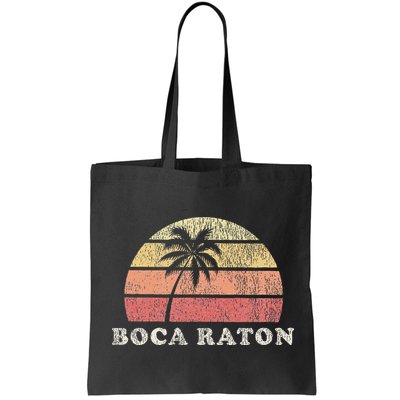 Boca Raton Fl Vintage 70s Retro Throwback Design Bag