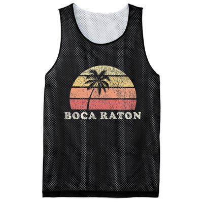 Boca Raton Fl Vintage 70s Retro Throwback Design Mesh Reversible Basketball Jersey Tank