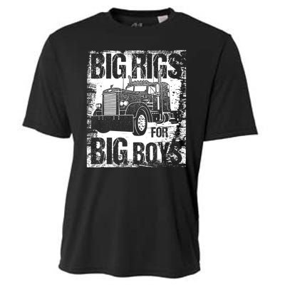 Big Rigs For Big 18 Wheeler Trucking Cooling Performance Crew T-Shirt