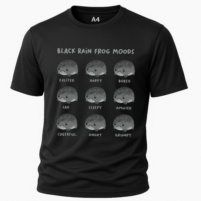 Black Rain Frog Moods Grumpy Black Desert Rain Frog Cooling Performance Crew T-Shirt